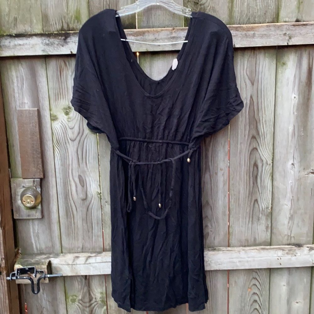 Merona black Tye up dress sz. M